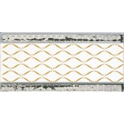 Бордюр Almera Ceramica Noblesse Cenefa Delis Blanco Silver